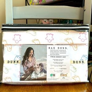 RAE DUNN 😱😱😱 👻TWIN GHOSTIES👻 ghosts Halloween sheet set NEW so adorable